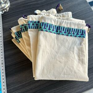 Tory Burch Shoes bags. 5 pieces. All cotton. Very good condition.